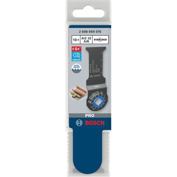 Bosch - Blatt für Oszillierer PRO AIZ 32 AIB Blatt für 2608669076VE(10) Multifunktionswerkze
