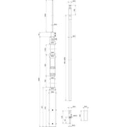 DEHN - Fangeinrichtung für Blitzschutz Stützrohr m. HVI lightplus HVI LI PL L6M#819688