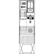 Elsta Mosdorfer - Zähler-Komplettschrank FP A340 N2 1Z 3.HZ 0/1/1/3 FP7341.N2.0113 TN