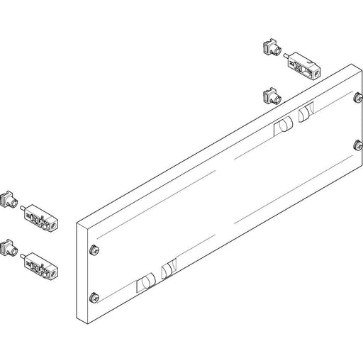 ABN - Verteilerfeld für Installationsverteiler ESPRO-Modul MF2170 flach BxH:500x150mm