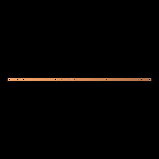 Striebel&John - Sammelschiene Kupferschiene ZX1108 30x10mm L:1350mm