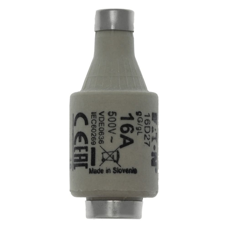 Eaton - D-Sicherungseinsatz Sicherungseinsatz Nieders. SICHERUNG-#16D27 16A AC 500V 100kA − 25 Stück