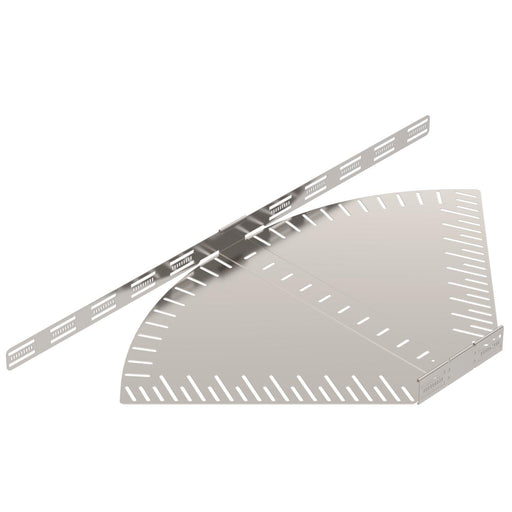 OBO Bettermann - Bogen für Kabelrinne Bogen, winkelverstellbar RB W 660 A4 60x600 rostfrei