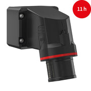 Walther Werke - CEE-Gerätestecker (IEC 60309) CEE NEO Wandgerätestecker FW714411CC 16A 4P 11h IP54 − 5 Stück