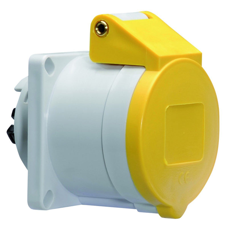 Bals Elektrotech - CEE-Anbausteckdose (IEC 60309) Anbausteckdose gerade 16A 13661 4p 110V 4h IP44