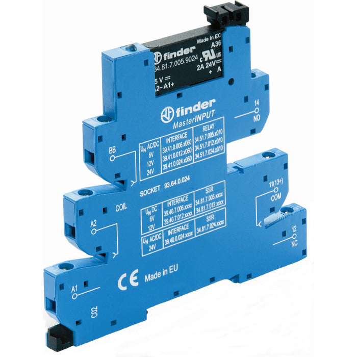 Finder - Optokoppler Koppelrelais-MasterInput 39.40.7.012.8240 1S, 2A  − 10 Stück
