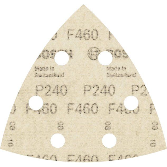 Bosch - Schleifpapier/Schleifvlies PRO F460 Schleifblatt, 93 2608621689 x 93 mm G240 5-tlg