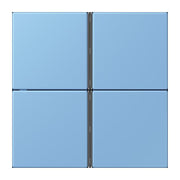 Jung - Abdeckung/Bedienelement für Installationsschalterprogramme Tastensatz 4fach LC 404 TSA 256 bleu ceruleen 59