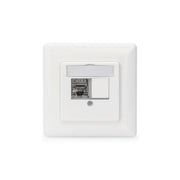 DIGITUS - Kommunikationsanschlussdose Kupfer Leerdose Keystone Module DN-93832 50x50 Zentralplatte
