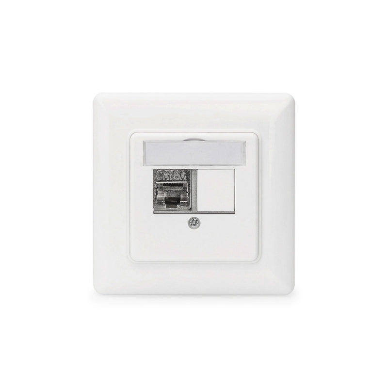 DIGITUS - Kommunikationsanschlussdose Kupfer Leerdose Keystone Module DN-93832 50x50 Zentralplatte
