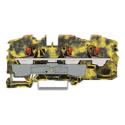 WAGO - Durchgangs-Reihenklemme 3-Leiter-Durchgangsklemme 2216-1301/000-053 Drücker,16mm²,dgr-ge − 20 Stück