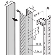 Schroff - Komponente für Verdrahtung, Kabeleinführung und -fixierung (Gehäuse/Schaltschr.) Kabelkanal 60103011 − 2 Stück