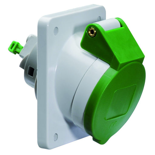 Bals Elektrotech - CEE-Anbausteckdose (IEC 60309) Anbausteckdose geneigt 16A 12738 4p >50V 2h IP44
