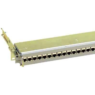 Leviton - Patchpanel Kupfer Verteiler-19 24f. WAEG6V 191U 24W CAT6 RJ45 1HE Cat6 8p.lgr