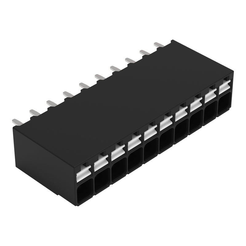 WAGO GmbH & Co. KG - Leiterplattenklemme THR-Leiterplattenklemme 2086-1110 Drücker,1,5mm²,sw − 84 Stück