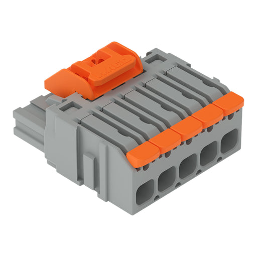 WAGO - Kabelsteckverbinder für Leiterplattensteckverbinder 1-Leiter-Federleiste 2231-1105/328-000 Push-in CAGECLAMP,gr − 50 Stück