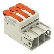 WAGO GmbH & Co. KG - Ein- und mehrpolige Klemmenleiste 1-Leiter-Stiftleiste 832-1203 Push-inCAGECLAMP,lgr − 45 Stück