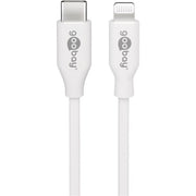 Goobay - Zubehör/Ersatzteile für Batterie/Akku/Ladegerät Sync/Ladekabel 39448 2m,Lightning-USB-C