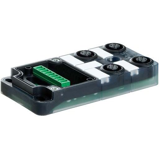 Murrelektronik - Passiver Sensor-/Aktor-Verteiler (ohne Leitung) Grundmodul 8000-84400-0000000 Exact12, 4xM12 − 1 Stück