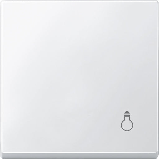 Merten - Abdeckung/Bedienelement für Installationsschalterprogramme Wippe Licht pws MEG3302-0419 Wech/Kreuz/Tast/Ein