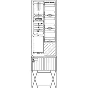 Elsta Mosdorfer - Zähler-Komplettschrank Zähleranschlusssäule ZS341.N5.72 A340 N5 1Z 3.HZ 72TE