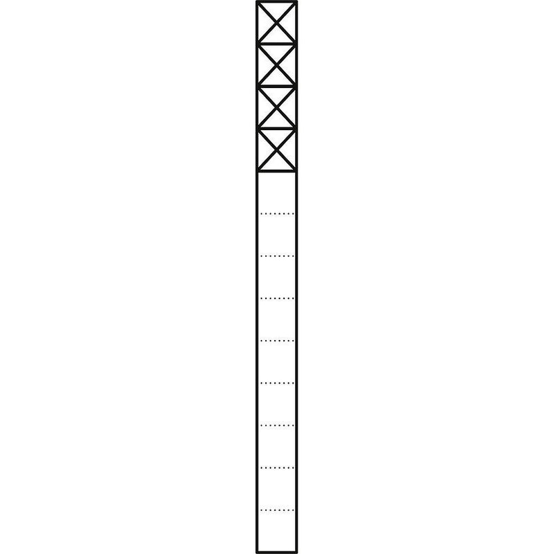 Siedle&Söhne - Kommunikations-Säule Kommunikations-Stele KS 613-4 W 1,3m weiss 4Mod