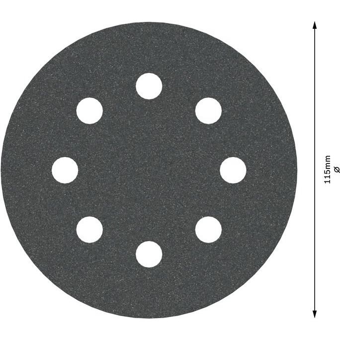 Bosch - Schleifpapier/Schleifvlies PRO F355 Schleifblatt, 115 2608605561 mm, 240, 5-tlg