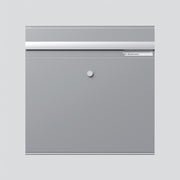 Siedle&Söhne - Montageelement für Türstation Briefkasten-Modul BKM 611-4/4-0 SM sil/met, m.Einwurfk