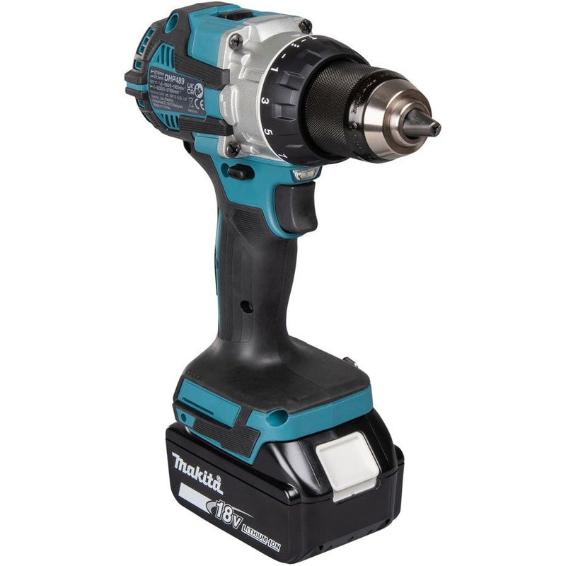 Makita - Schlagbohrmaschine (Akku) Akku-Schlagbohrschrauber DHP489RTJ 18V / 5,0 Ah