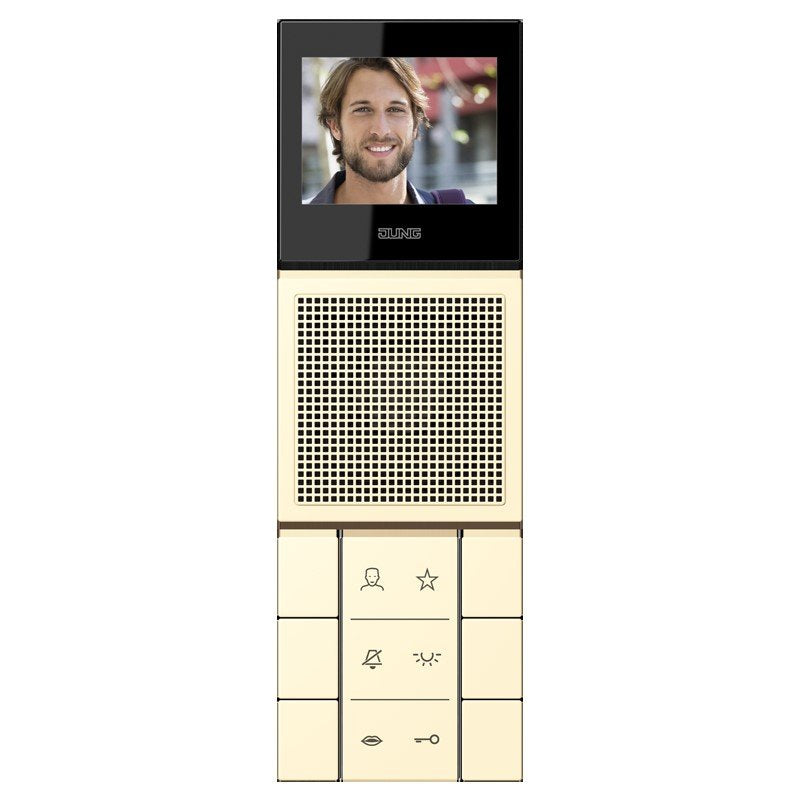 Jung - Innenstation für Türkommunikation SIB Video-Innenstation SI VI LC 627 201 LS 32001