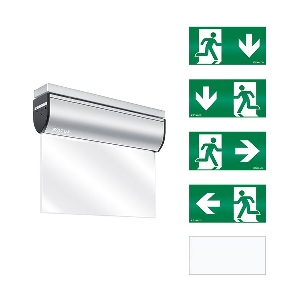 ESYLUX - Sicherheitsleuchte LED-Rettungszeichenleuchte SLDEL LED#EN10031663 3h, 32m