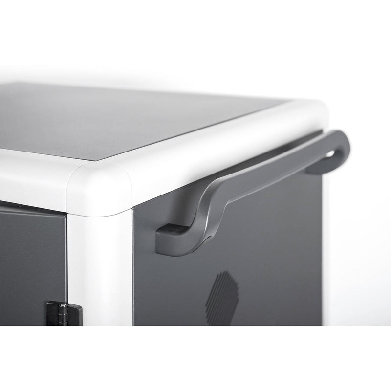 DIGITUS - Mehrfachsteckdose Mobiler Ladeschrank DN-45002 1260x824x650mm, sw