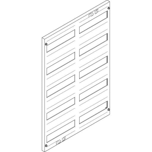 ABN - Abdeckung für Verteilerfeld Abdeckplatte FAO25N 500x750mm 2FB/5RE