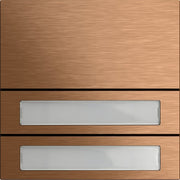 Gira - Funktionsmodul für Türkommunikation Ruftastenmodul 2f 5532921 Bronze