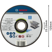 Bosch - Trenn-/Schleifscheibe PRO Stainless Steel and 2608603488 Metal Gebundene