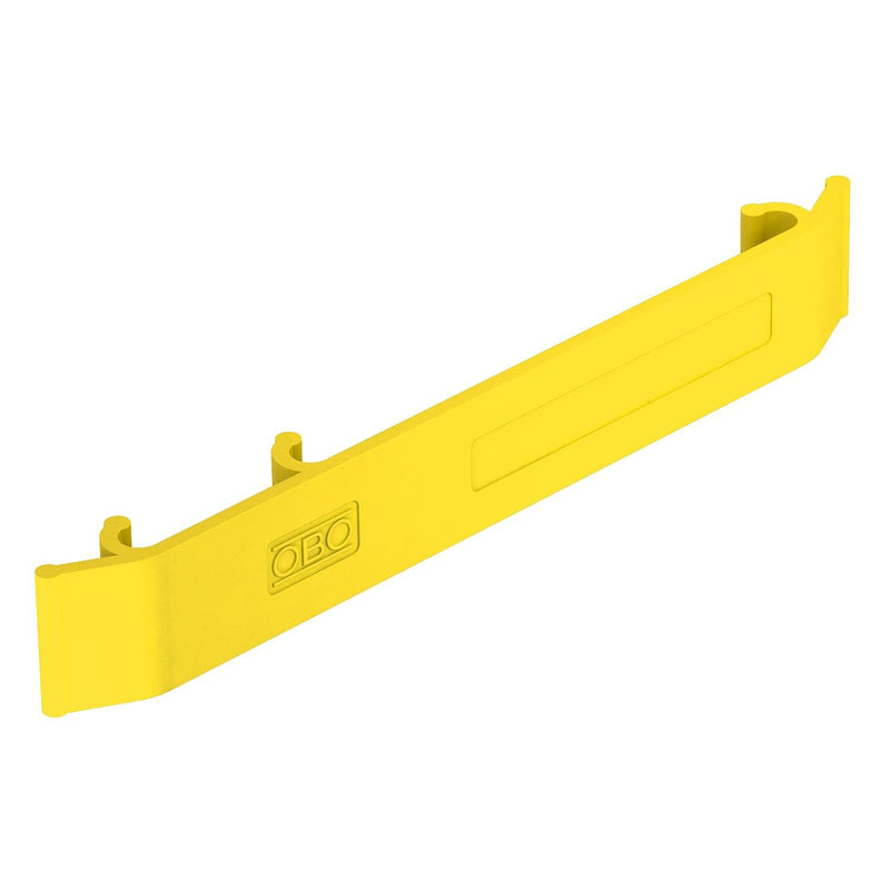 OBO Bettermann - Zubehör/Ersatzteile für Kabeltragsystem Kennzeichnungsschild KS GR ZGB 127x18mm,zinkgelb − 10 Stück