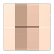 Jung - Abdeckung/Bedienelement für Installationsschalterprogramme Tastensatz 2fach LC 502 TSA 228 rose pale