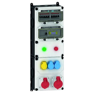 Bals Elektrotech - CEE-Steckdosen-Kombination (IEC 60309) Energiemanagementsystem 891089 Größe XXL, stationär