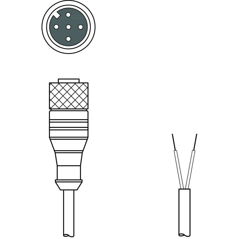 Leuze - Konfektioniertes Sensor-Aktor-Kabel Anschlussleitung KD PB-M12-4A-P3-020