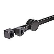 HellermannTyton - Kabelbinder Befestigungsbinder 156-00276(500) schwarz − 500 Stück