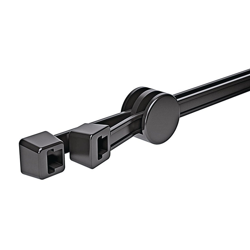 HellermannTyton - Kabelbinder Befestigungsbinder 156-00276(500) schwarz − 500 Stück