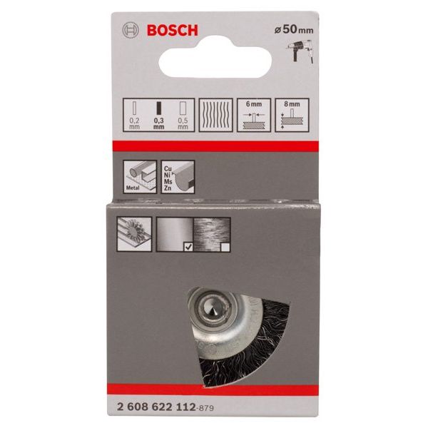 Bosch - Rotierende Drahtbürste PRO Metal clean 2608622112 Scheibenbürste