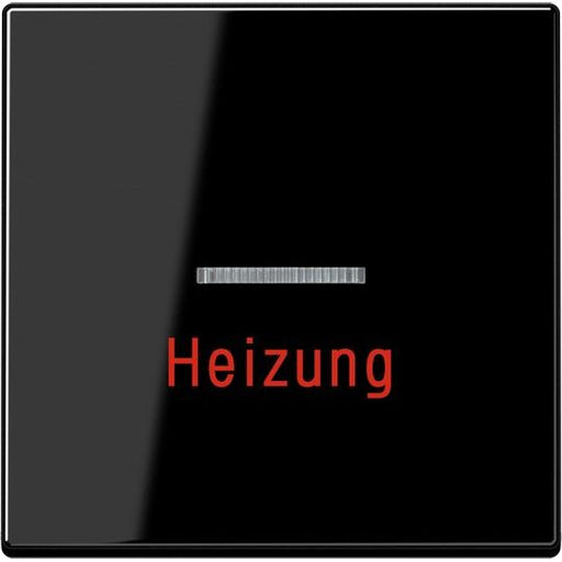 Jung - Abdeckung/Bedienelement für Installationsschalterprogramme Wippe Heizung Notschalter A 590 BF H SW schwarz
