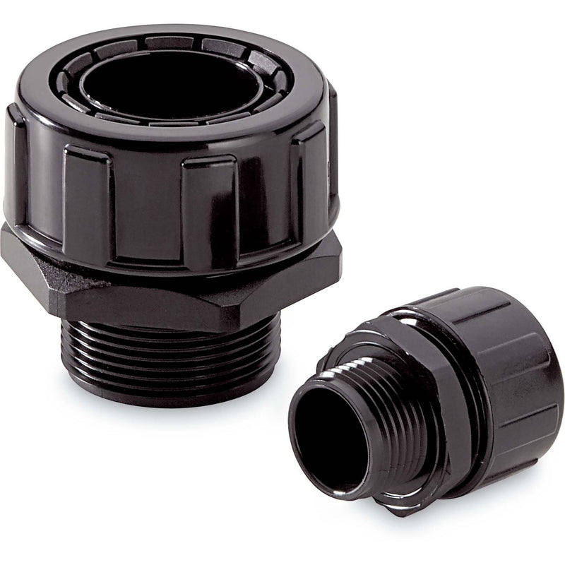 Lapp Zubehör - Kunststoff-Schutzschlauch-Verschraubung SILVYN-MPC-M32-/-32-GY SILVYN MPC M32/2 GY − 10 Stück