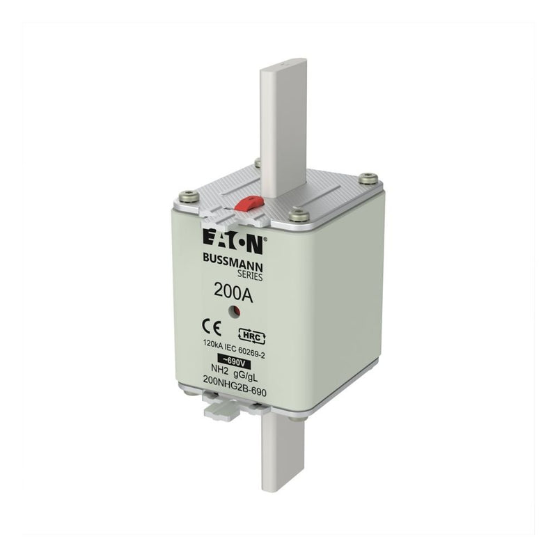 Eaton - Messersicherung Sicherungseinsatz Nieders. 200NHG2B-690 200A AC 690V 120kA − 3 Stück