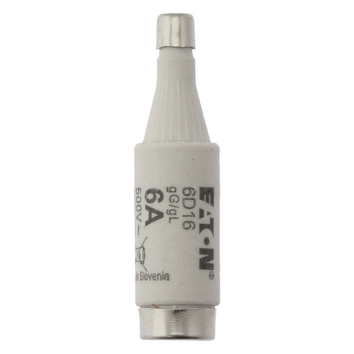 Eaton - D-Sicherungseinsatz Sicherungseinsatz Nieders. SICHERUNG-#6D16 6A AC 500V 100kA − 10 Stück