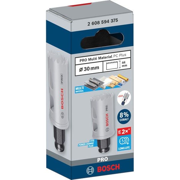 Bosch - Lochsäge PRO Multi Material PC Plus 2608594375 Lochsäge, 30 mm