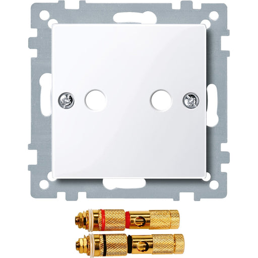 Merten - Einsatz/Abdeckung für Kommunikationstechnik Zentralplatte aws/gl 468825 mit Steckverbinder