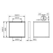 Philips Lighting - Mechanisches Zubehör/Ersatzteile für Leuchten Anbaurahmen RC159Z SMB #75215399