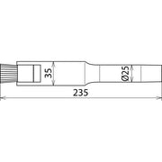 DEHN - Zubehör/Ersatzteile für Sicherheitsgeräte Flachdüse FD 35 P NS m.Pinsel D 25/B35 mm
